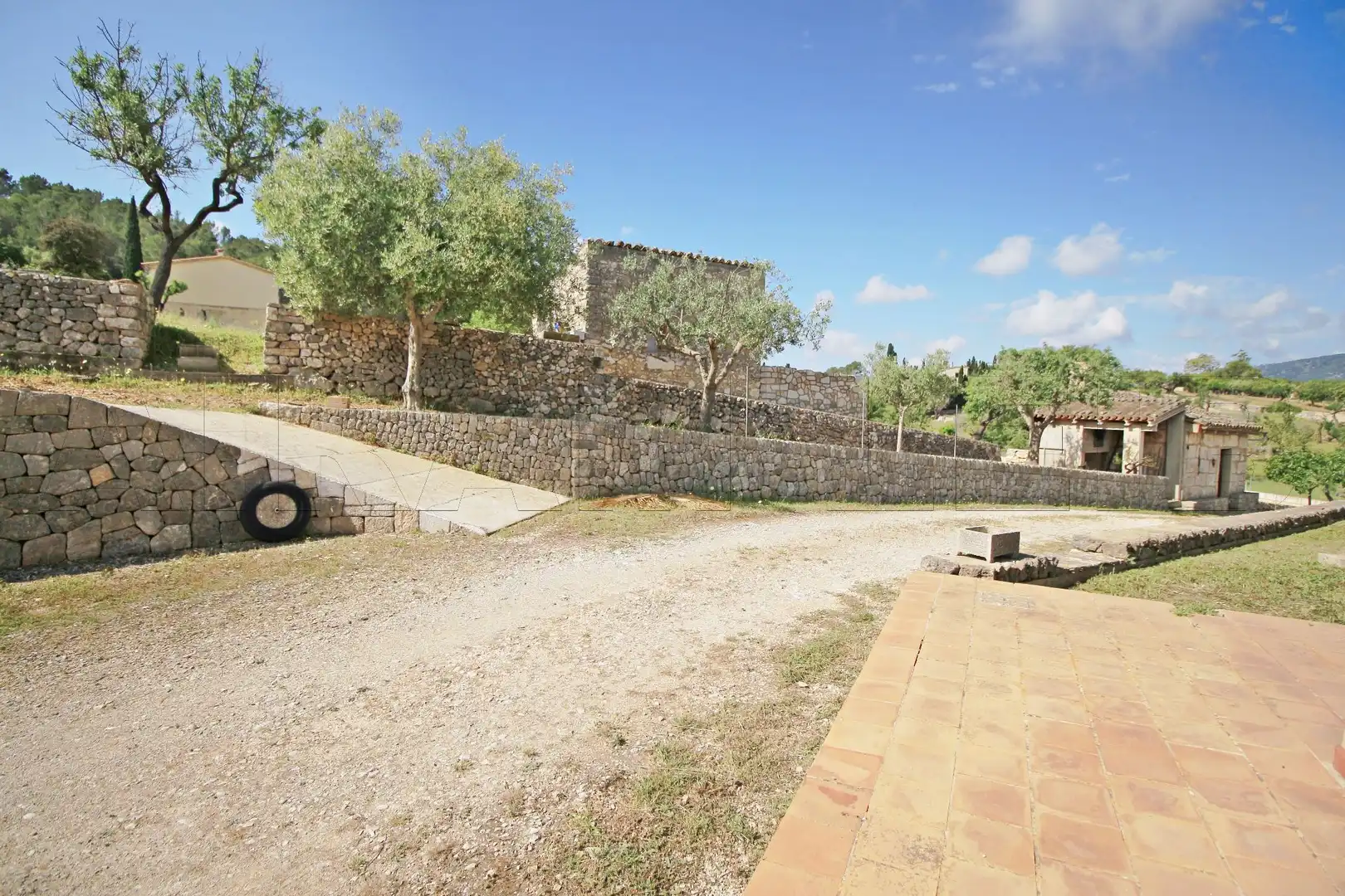 Vista exterior de Casa o chalet en venta en Selva con Terraza y Piscina