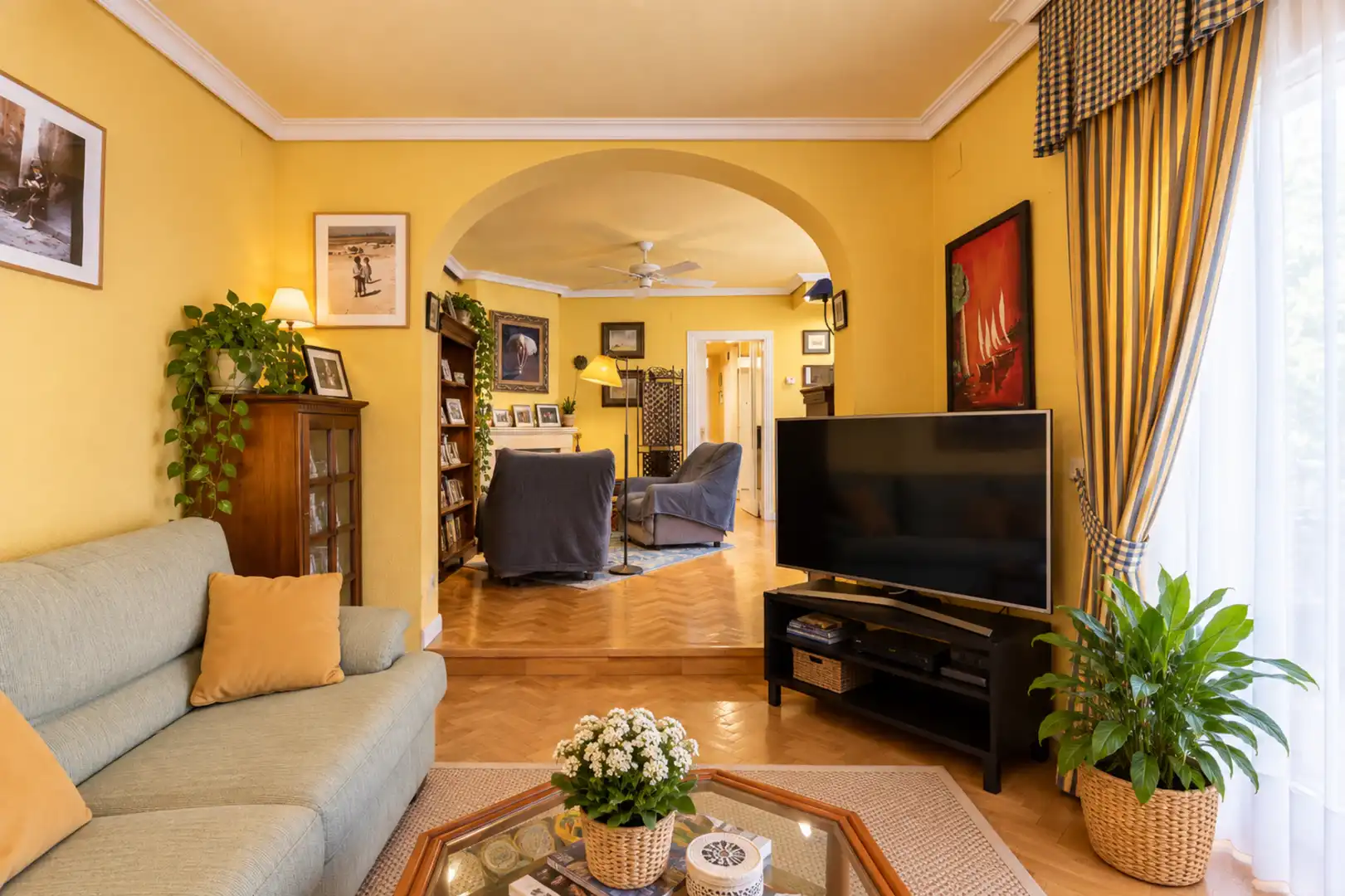 Sala de estar de Casa o chalet en venta en Madrid con Aire acondicionado, Calefacción y Terraza