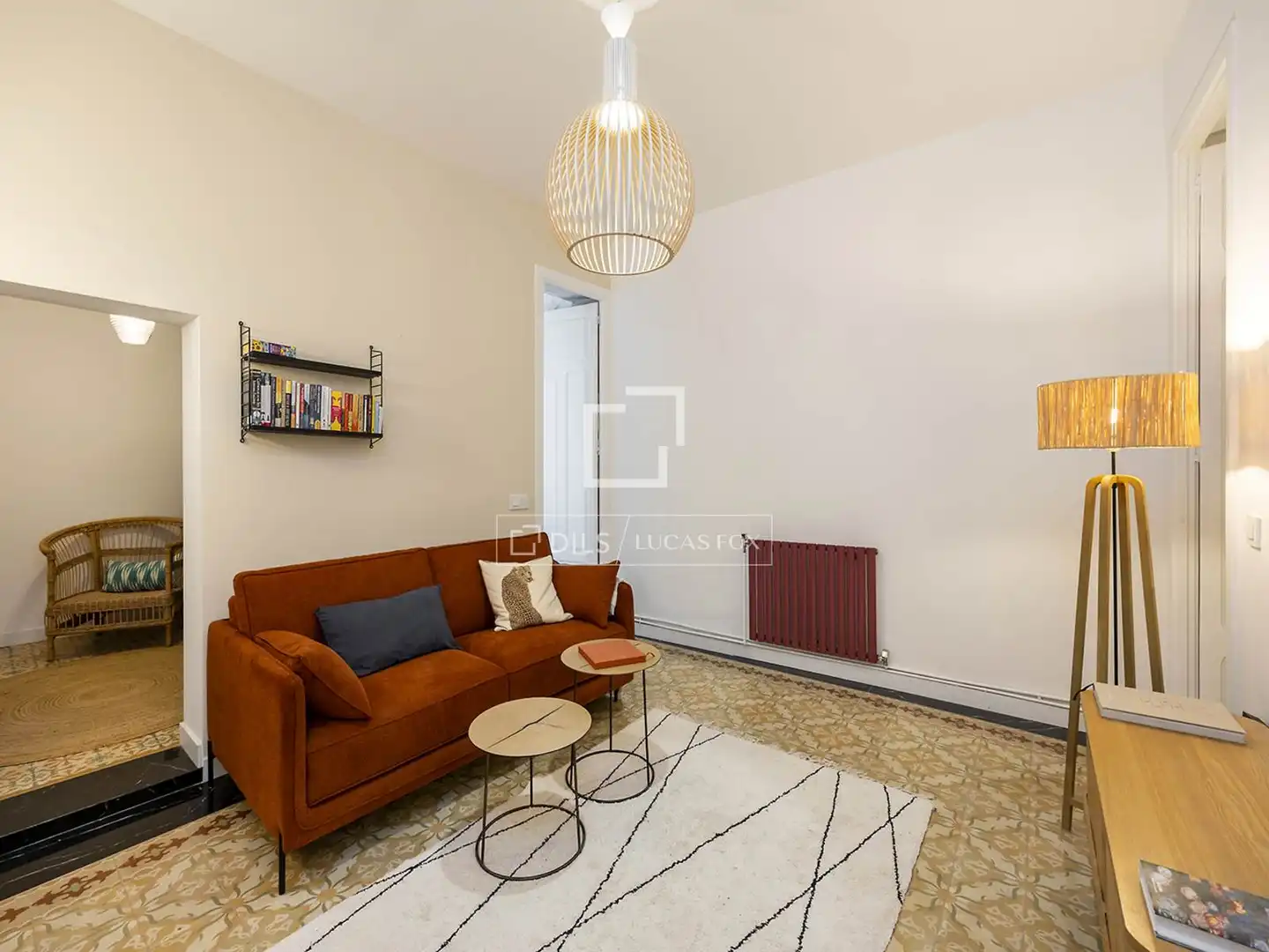 Sala de estar de Piso en venta en Barcelona con Aire acondicionado, Calefacción y Amueblado