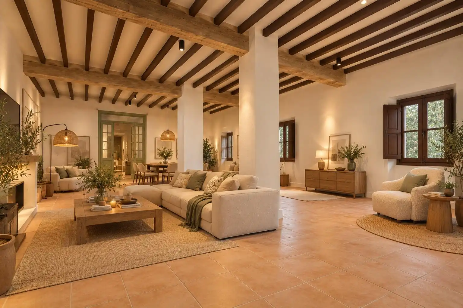 Wohnzimmer von Country house zum Verkauf in Monóvar  / Monòver mit Privatgarten und Schwimmbad