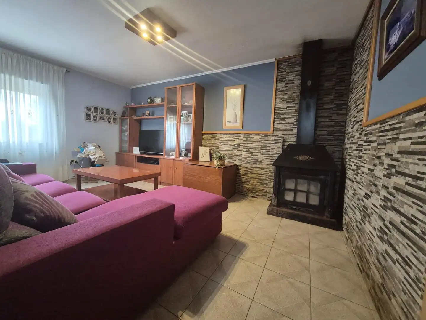 Living room of Houses for sale in Narón  with Heating and Terrace