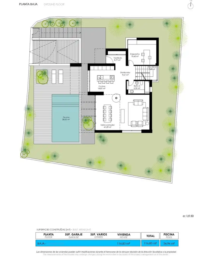 Detached house with pool for sale in El Faro de Calaburra - Chaparral, imagen 29