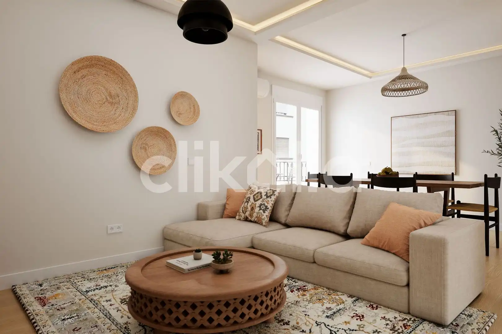 Living room of Flat for sale in Sevilla  with Air Conditioner, Private garden and Terrace