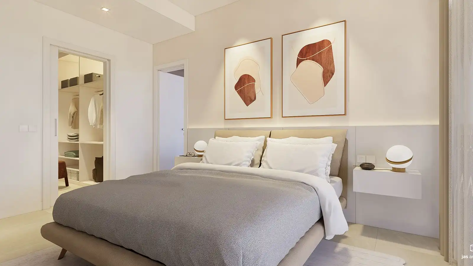 Habitación de Apartamento en venta en Calpe / Calp con Aire acondicionado, Calefacción y Terraza
