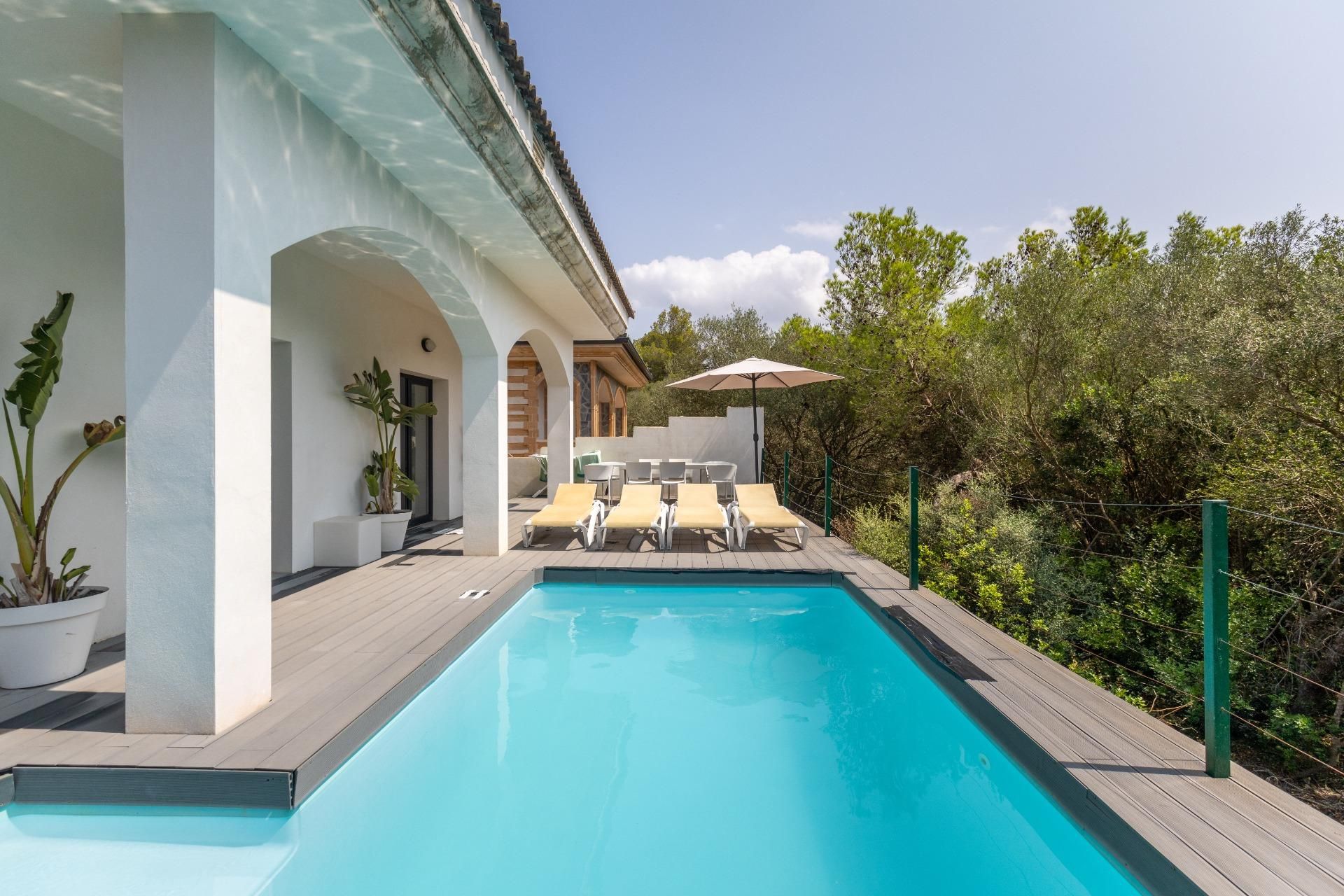 Piscina de Casa o xalet de lloguer en Santa Margalida amb Aire condicionat, Calefacció i Terrassa