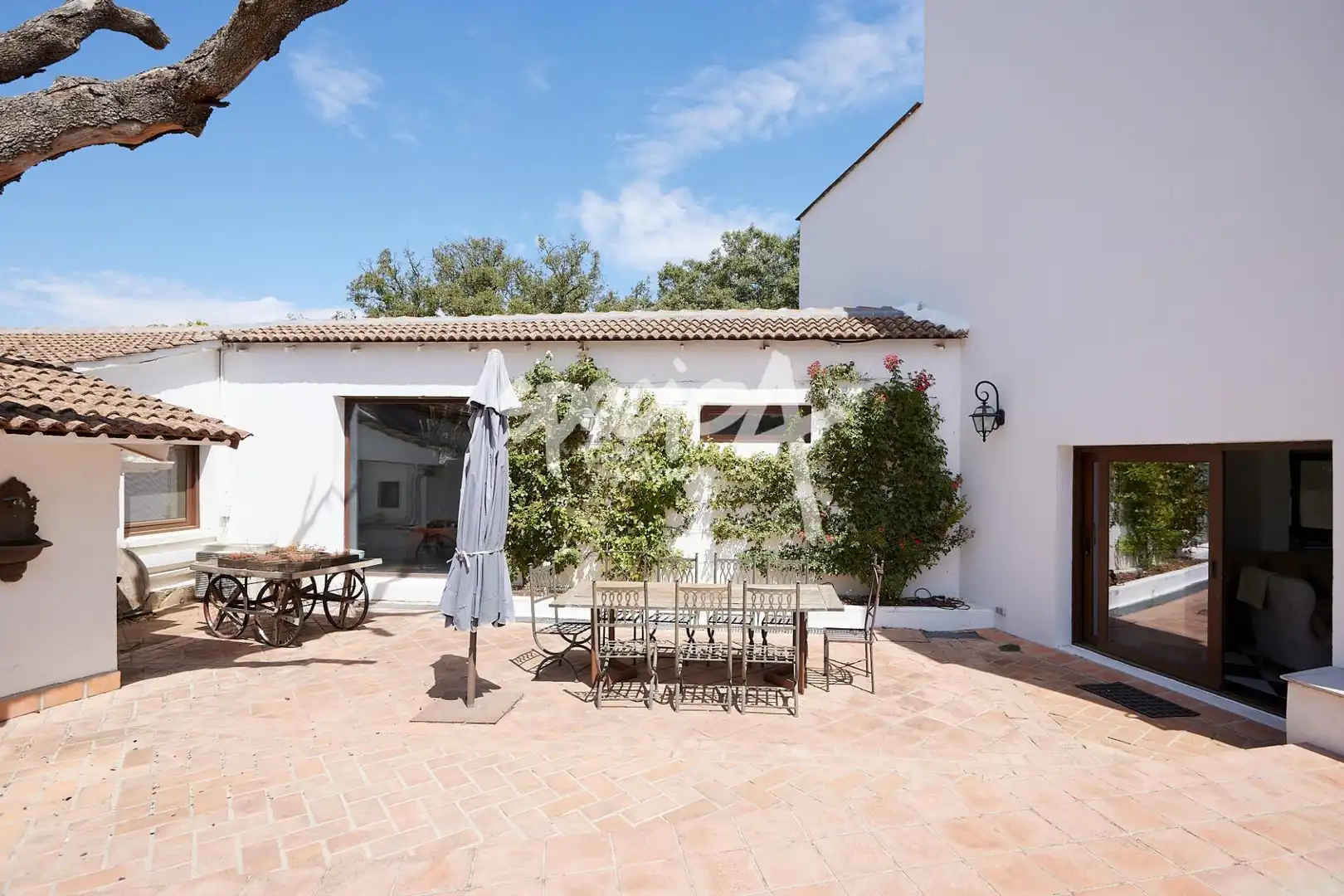 Terrace of Houses for rent in Villanueva de la Cañada  with Air Conditioner, Heating and Private garden