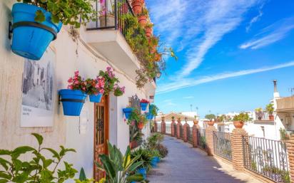 Exterior view of Single-family semi-detached for sale in Mijas  with Air Conditioner, Private garden and Terrace