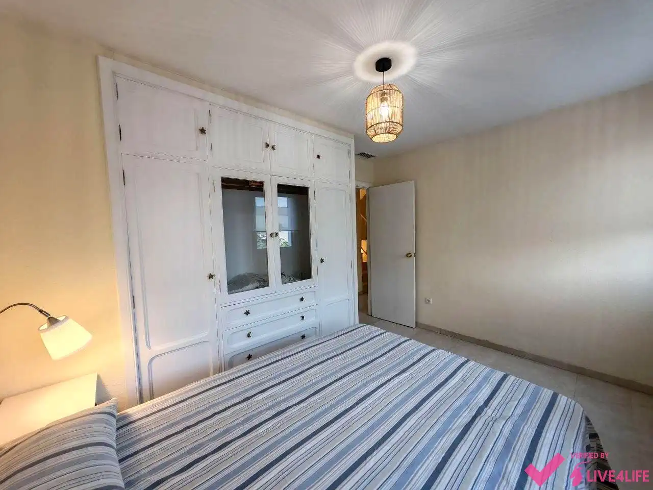 Schlafzimmer von Maisonette zur Miete in Sevilla mit Klimaanlage, Terrasse und Möbliert