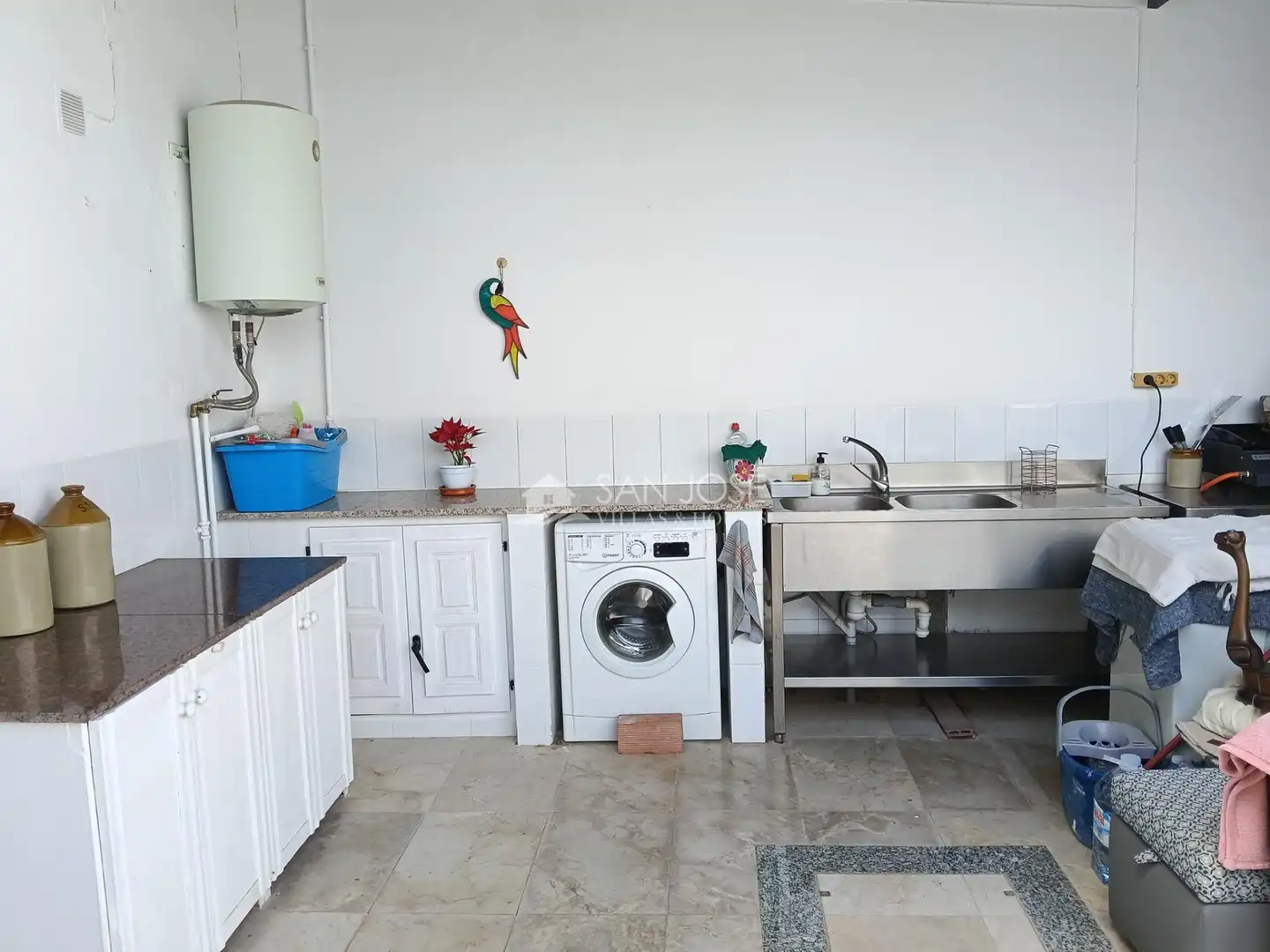 Cocina de Casa o chalet en venta en Aspe con Aire acondicionado, Calefacción y Jardín privado