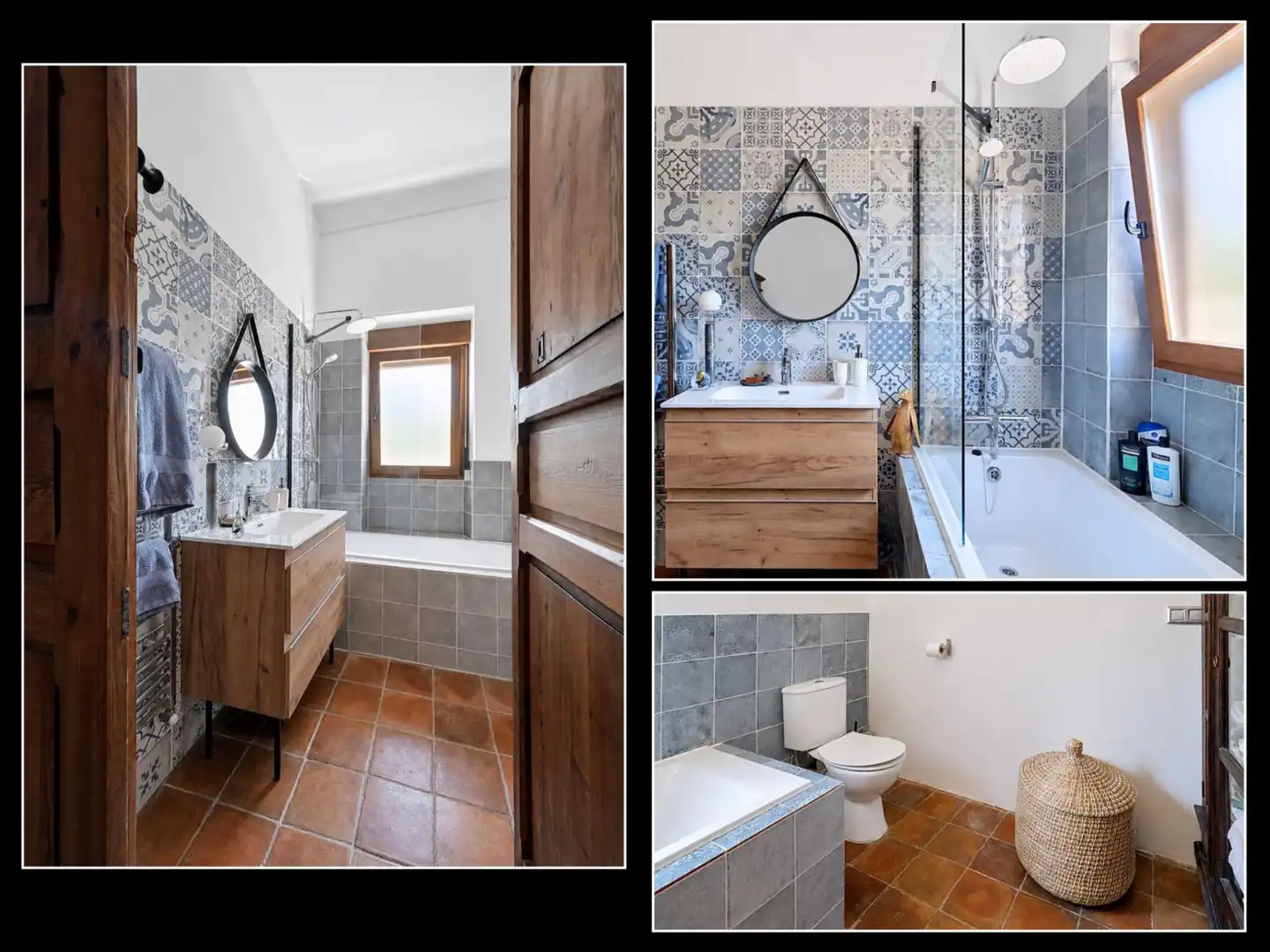 Badezimmer von Einfamilien-Reihenhaus zum Verkauf in El Pinós / Pinoso mit Terrasse