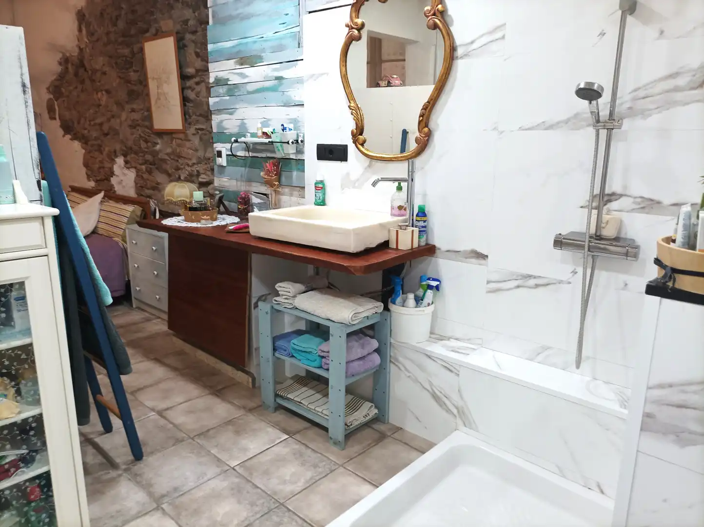 Baño de Casa o chalet en venta en Santpedor con Aire acondicionado, Calefacción y Parquet