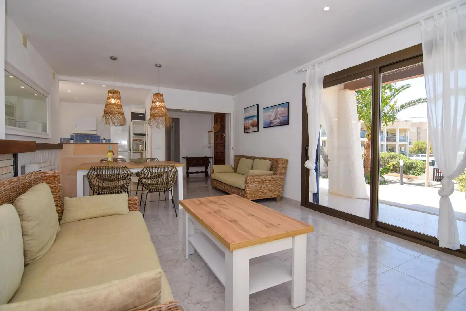 Sala d'estar de Casa o xalet de lloguer en Artà amb Aire condicionat, Calefacció i Jardí privat
