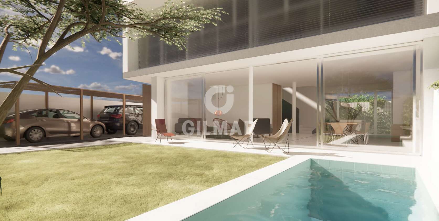 Garden of Single-family semi-detached for sale in Pozuelo de Alarcón  with Heating, Private garden and Swimming Pool