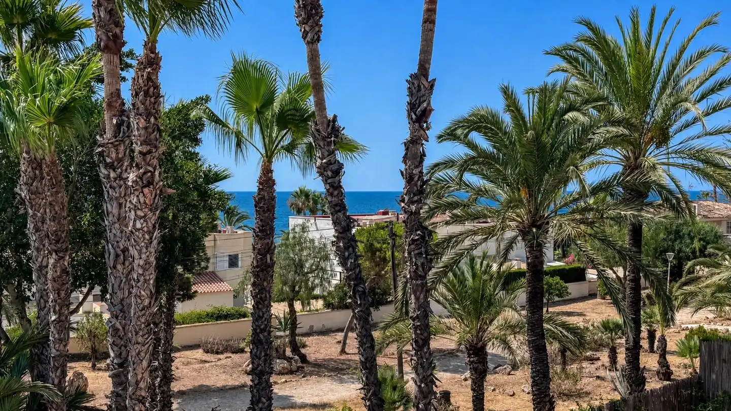 Vista exterior de Casa o xalet en venda en Santa Pola amb Aire condicionat, Jardí privat i Terrassa