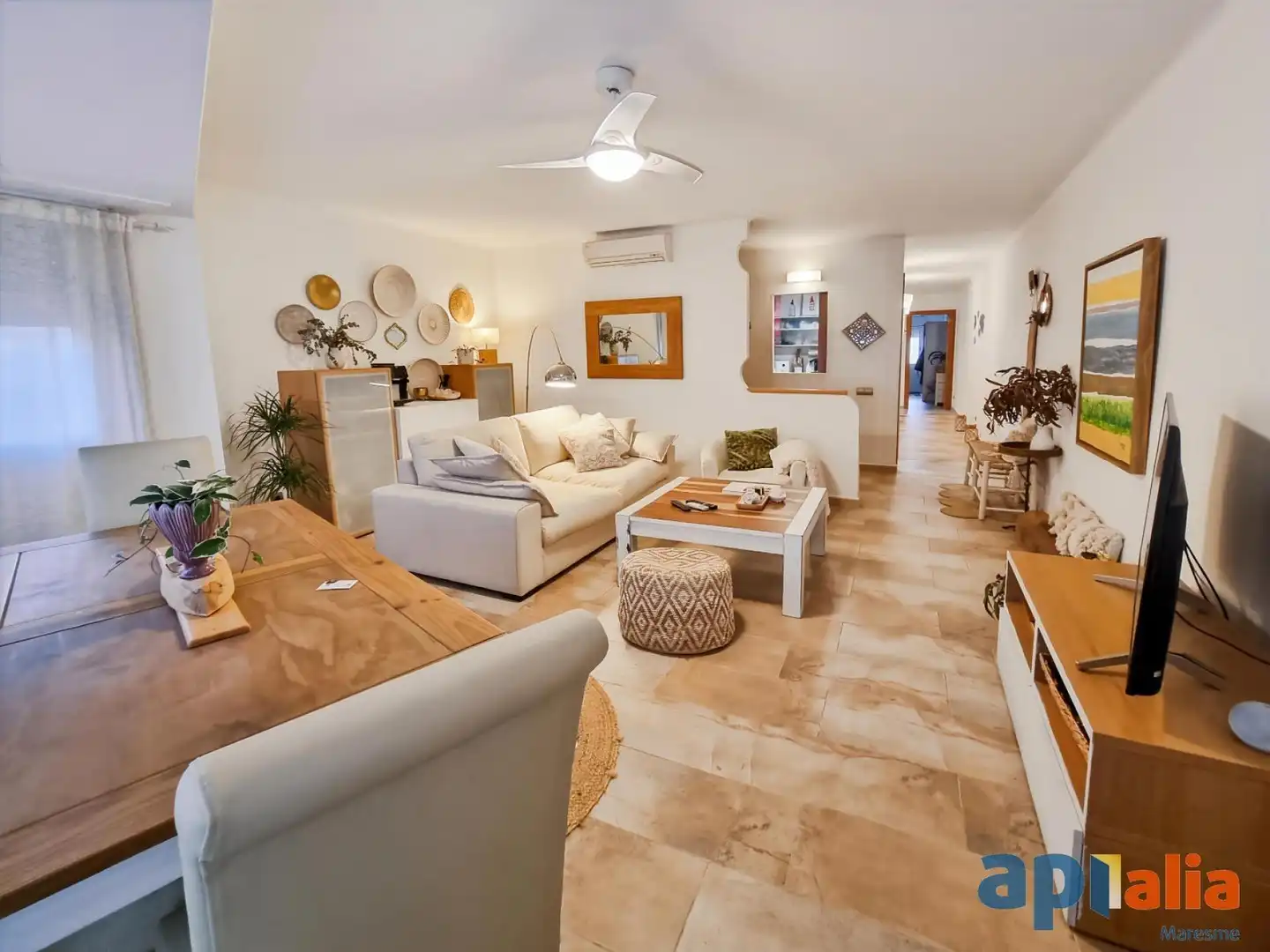 Sala de estar de Piso en venta en Mataró con Aire acondicionado