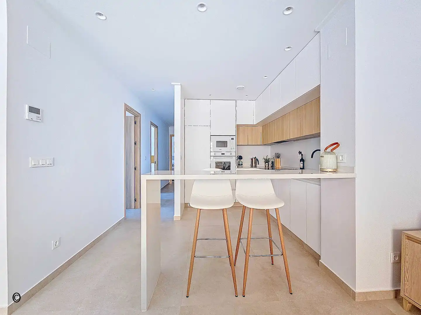 Cocina de Apartamento en venta en Guardamar del Segura con Aire acondicionado, Calefacción y Terraza