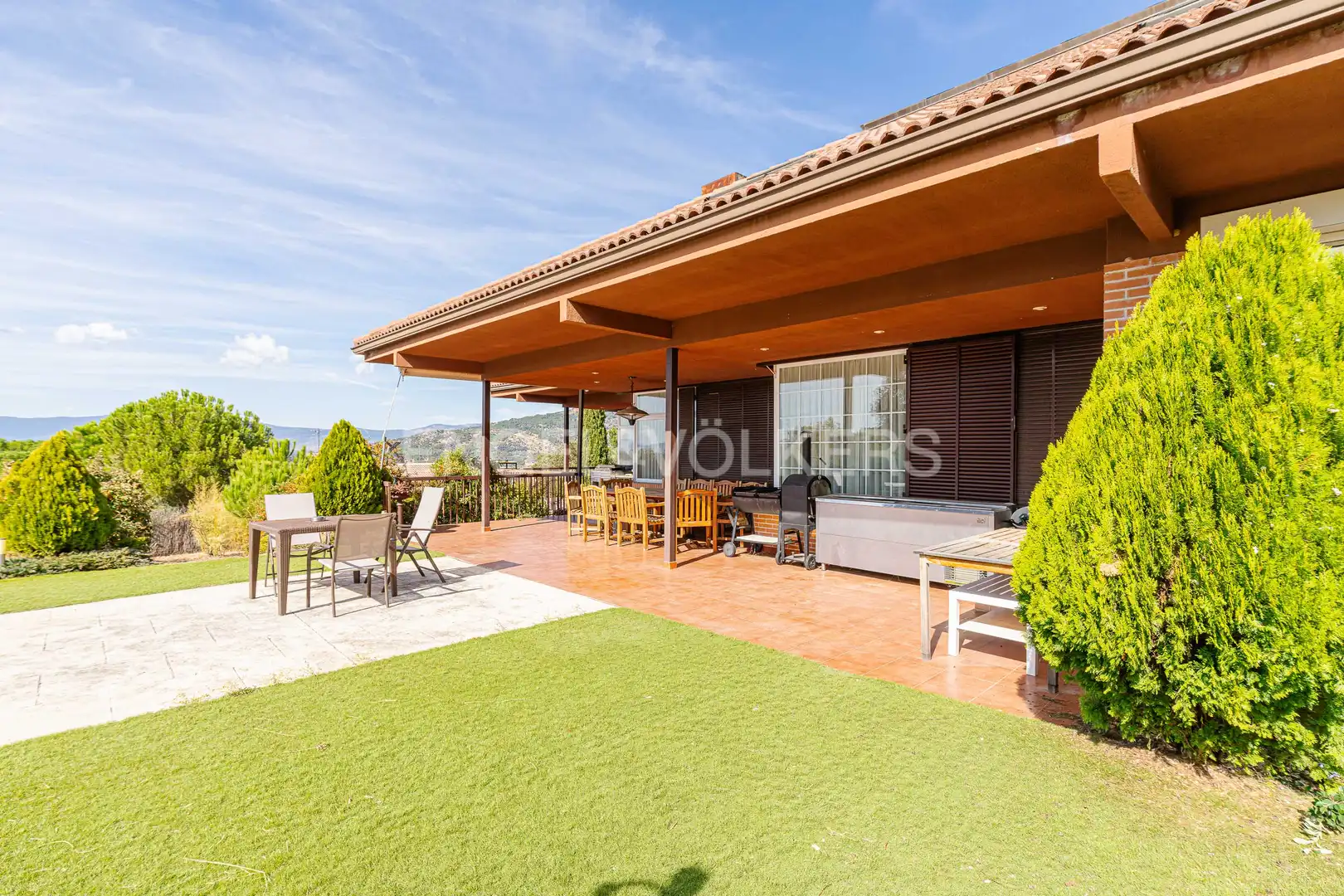 Terrassa de Casa o xalet en venda en Collado Villalba amb Aire condicionat, Calefacció i Jardí privat