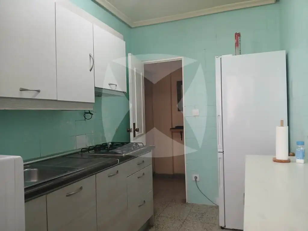 Cocina de Piso de alquiler en Cáceres con Terraza y Amueblado