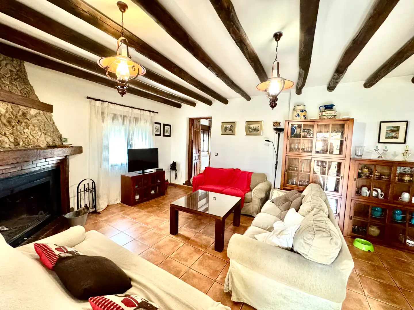 Living room of Houses for sale in Alpujarra de la Sierra  with Heating, Private garden and Terrace