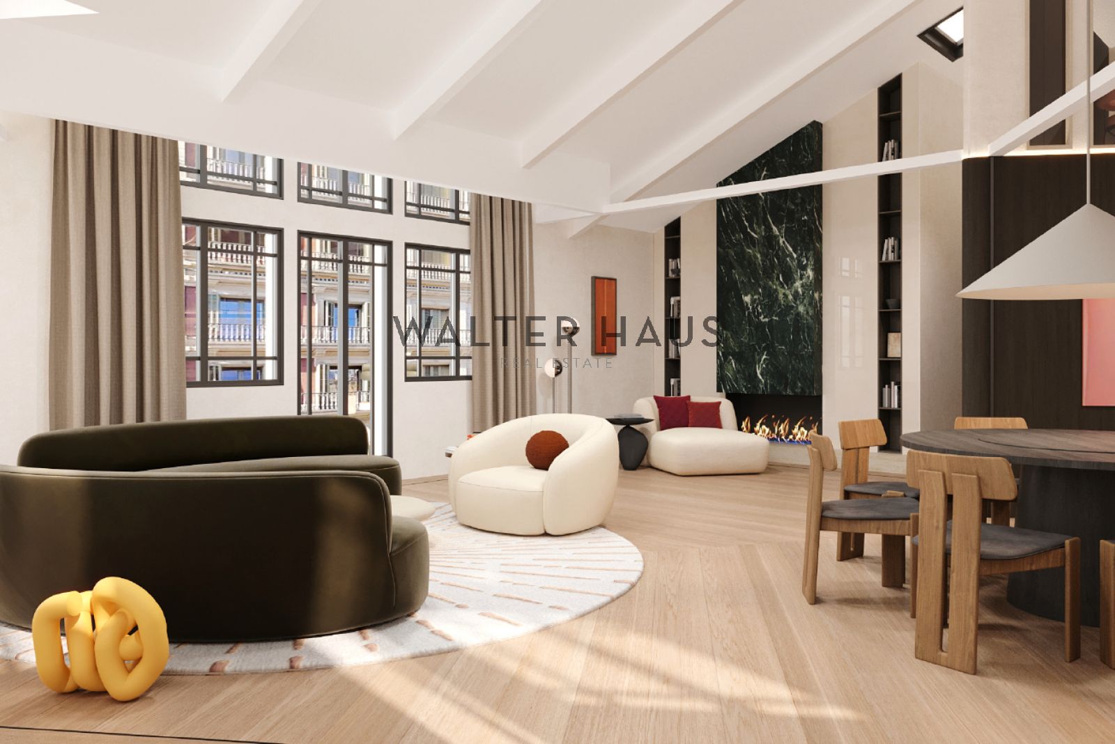Sala de estar de Piso en venta en  Madrid Capital con Aire acondicionado, Calefacción y Horno