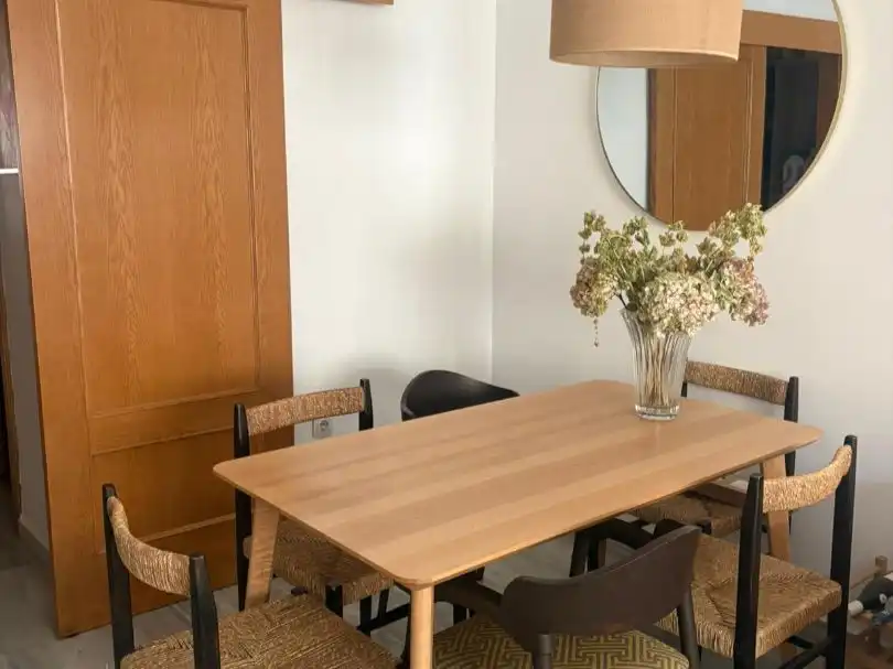 Dining room of Flat for rent in Málaga  with Air Conditioner, Furnished and Washing machine