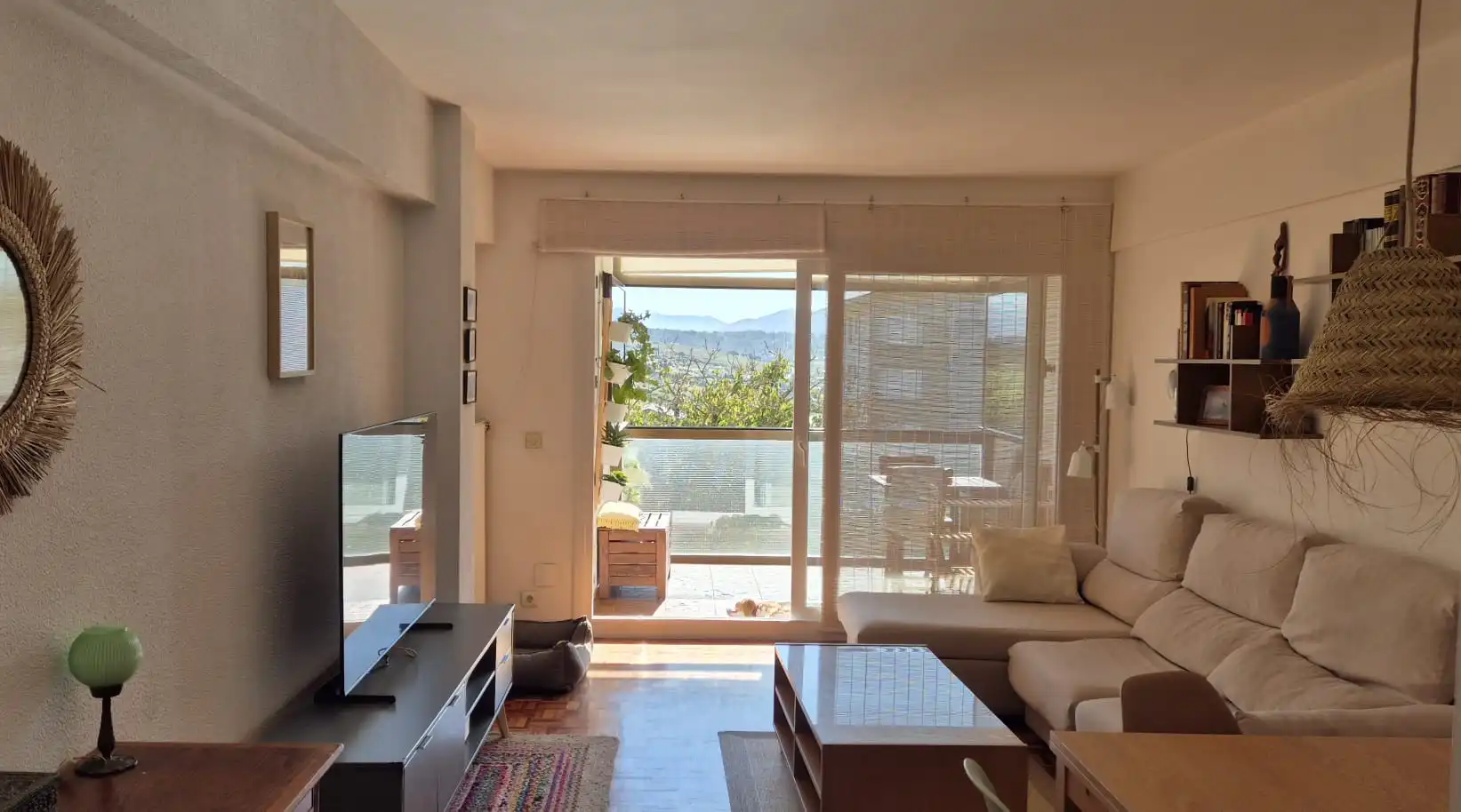 Wohnzimmer von Wohnung zur Miete in Sopela mit Heizung, Terrasse und Möbliert