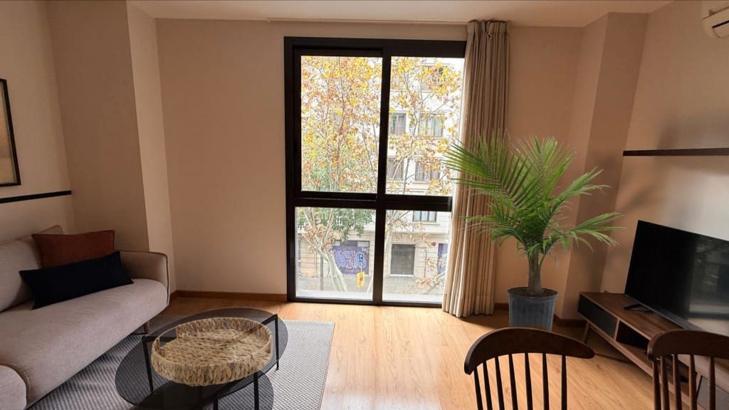 Bedroom of Flat to rent in  Barcelona Capital  with Air Conditioner, Heating and Parquet flooring