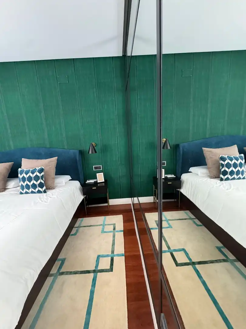 Schlafzimmer von Wohnung zur Miete in Madrid mit Klimaanlage, Heizung und Möbliert
