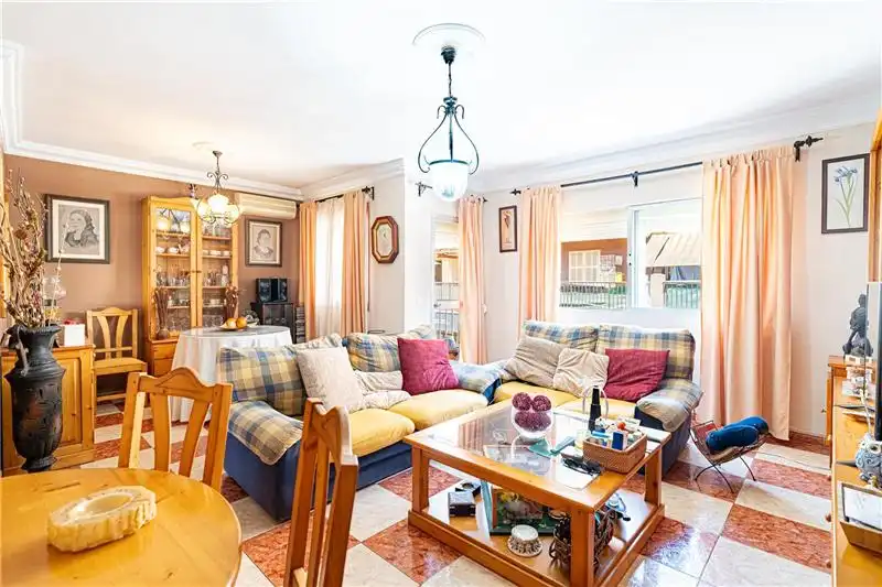 Sala d'estar de Pis en venda en  Palma de Mallorca amb Aire condicionat i Moblat