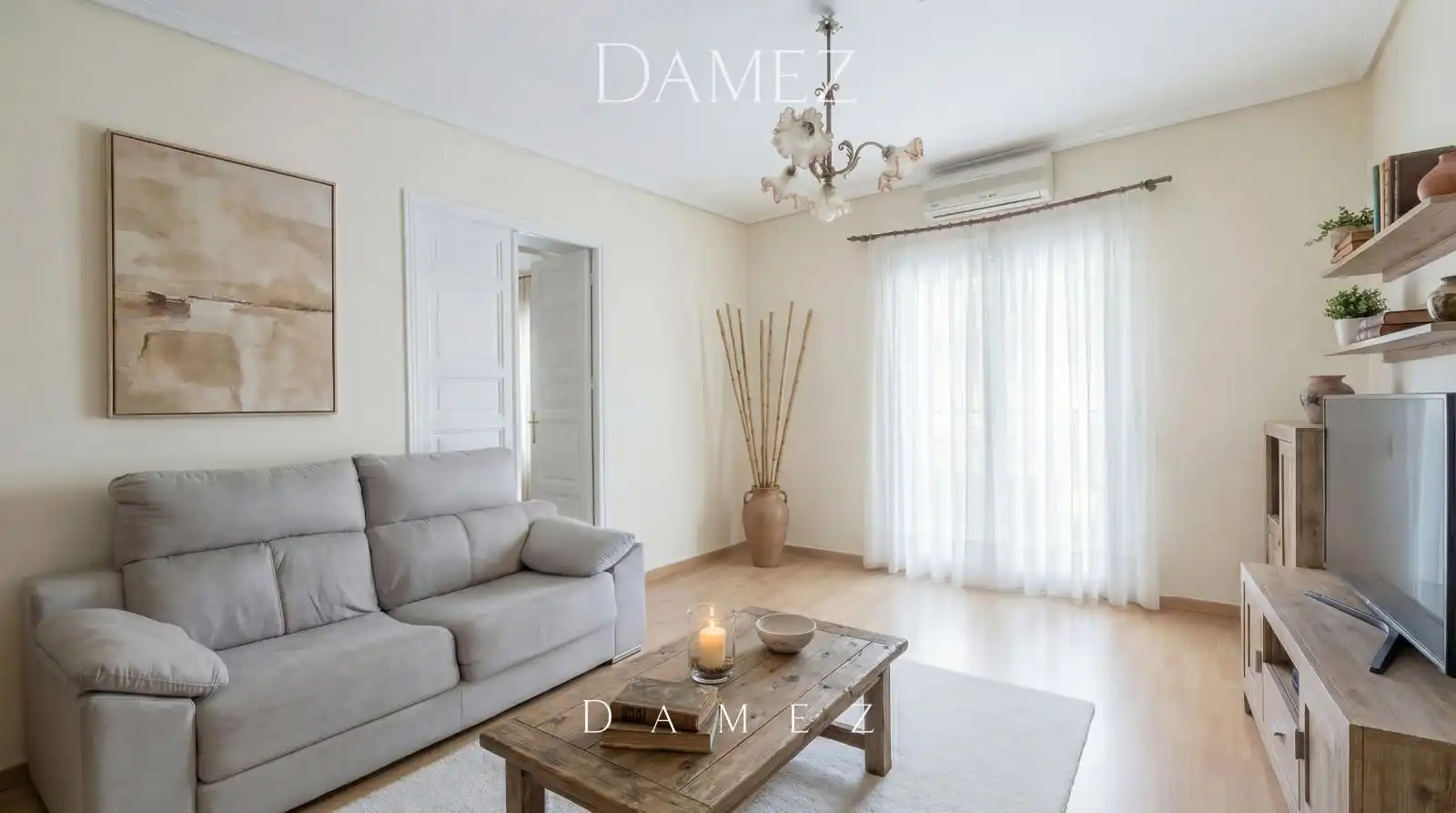 Sala de estar de Piso en venta en Madrid con Aire acondicionado y Amueblado