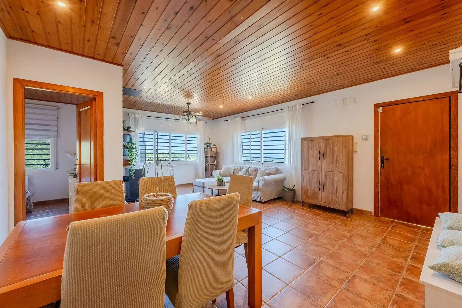 Dining room of Houses for sale in Sant Cebrià de Vallalta  with Heating, Private garden and Storage room
