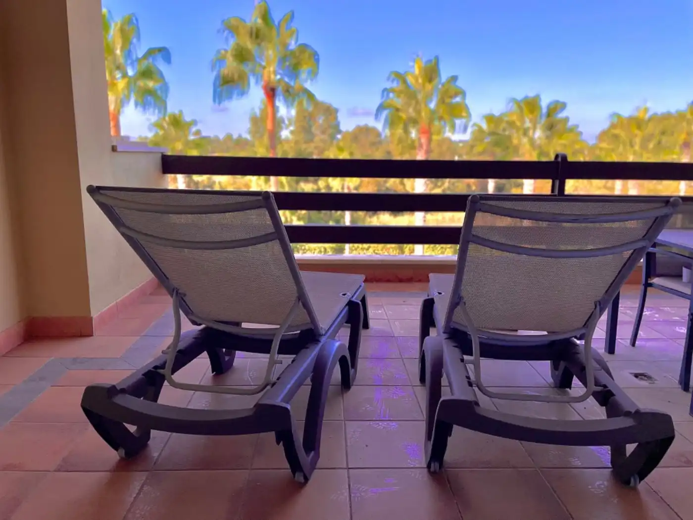 Terrasse von Wohnung zur Miete in Sotogrande mit Klimaanlage, Terrasse und Möbliert