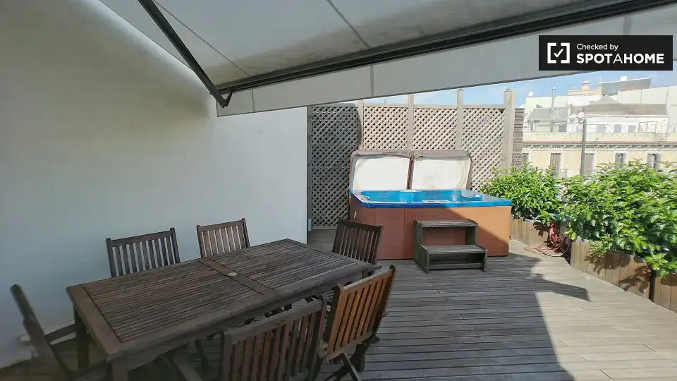 Appartamento con terrazza in affitto a Eixample, imagen 5