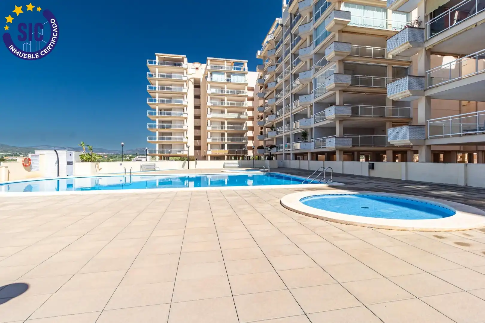 Swimming pool of Attic for sale in Peñíscola / Peníscola  with Air Conditioner, Heating and Terrace