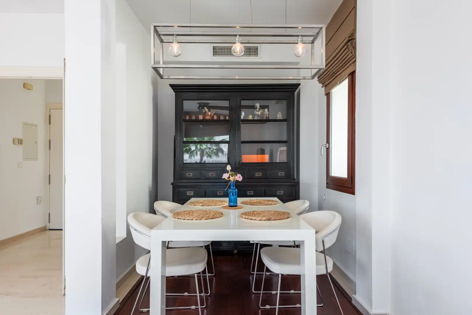 Dining room of Houses for sale in Mijas  with Terrace, Swimming Pool and Furnished