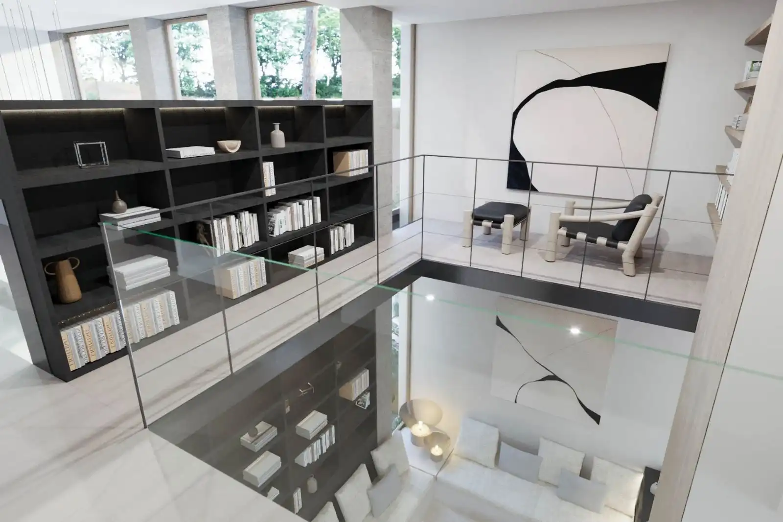 Sala de estar de Casa o chalet en venta en Calvià con Aire acondicionado, Calefacción y Parquet