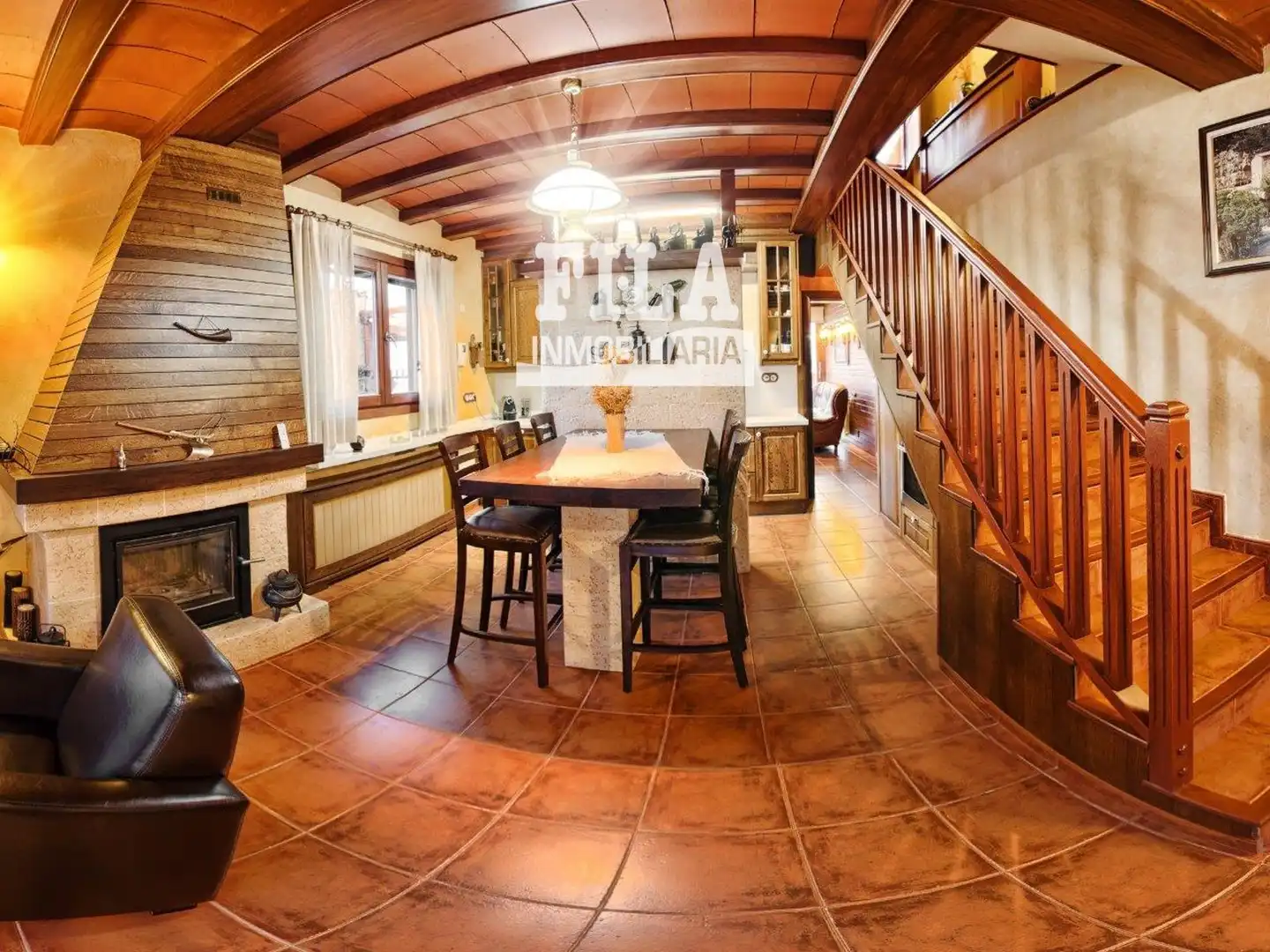 Comedor de Casa o chalet en venta en Gallocanta con Calefacción, Terraza y Amueblado