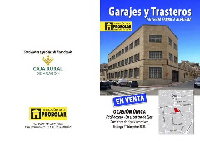 Garaje en Alquiler en MOLINO BAJO , 4 en Ejea de los Caballeros