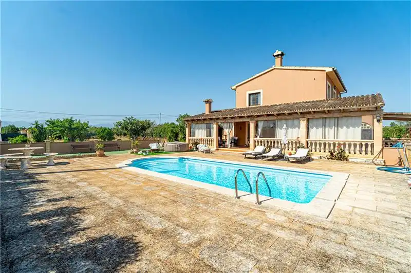 Swimming pool of Country homes for sale in Sencelles  with Air Conditioner, Terrace and Storage room
