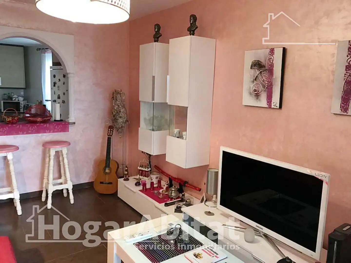 Sala d'estar de Casa o xalet en venda en Carboneras amb Aire condicionat, Terrassa i Piscina comunitària