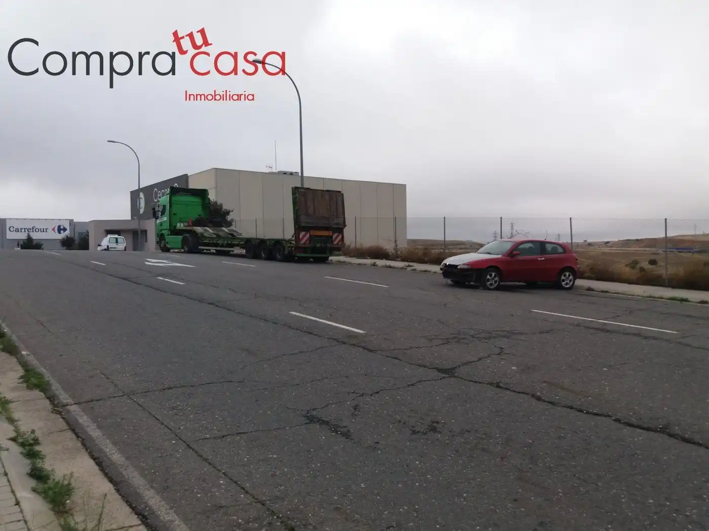 Vista exterior de Terreny industrial en venda en Segovia