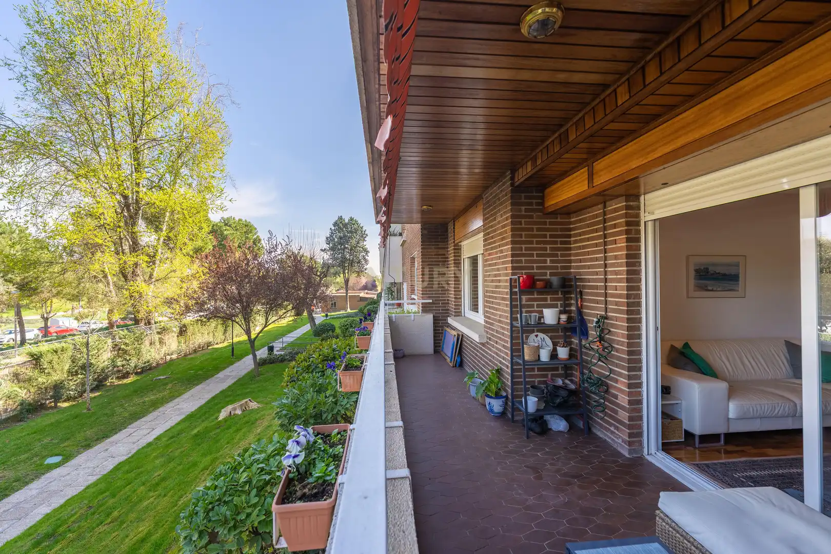 Terrace of Apartments for rent in Pozuelo de Alarcón  with Oven, Washing machine and Microwave
