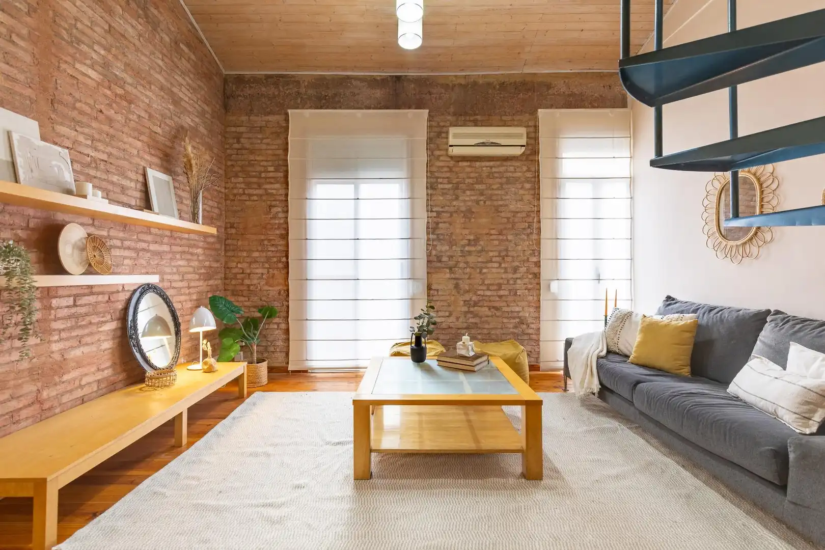Wohnzimmer von Maisonette zum Verkauf in Valencia mit Klimaanlage und Balkon