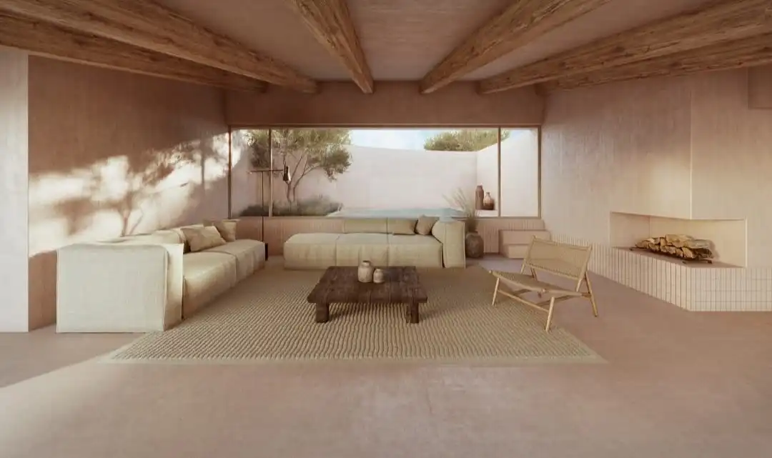 Sala d'estar de Residencial en venda en Fontanilles