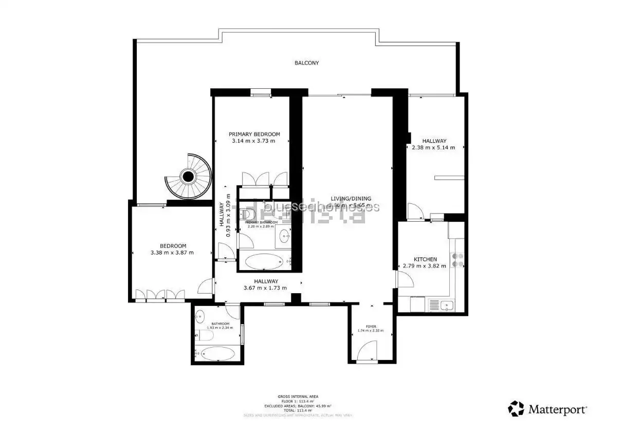 Attic for sale in Avenida Retamar Urb Terrazas del Mar, Los Nadales - Tio Charles