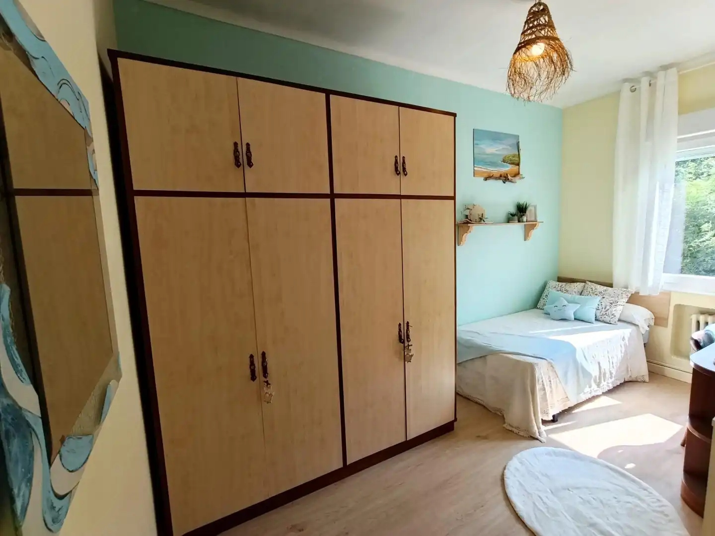 Bedroom of Flat for sale in Langreo  with Heating, Storage room and Furnished