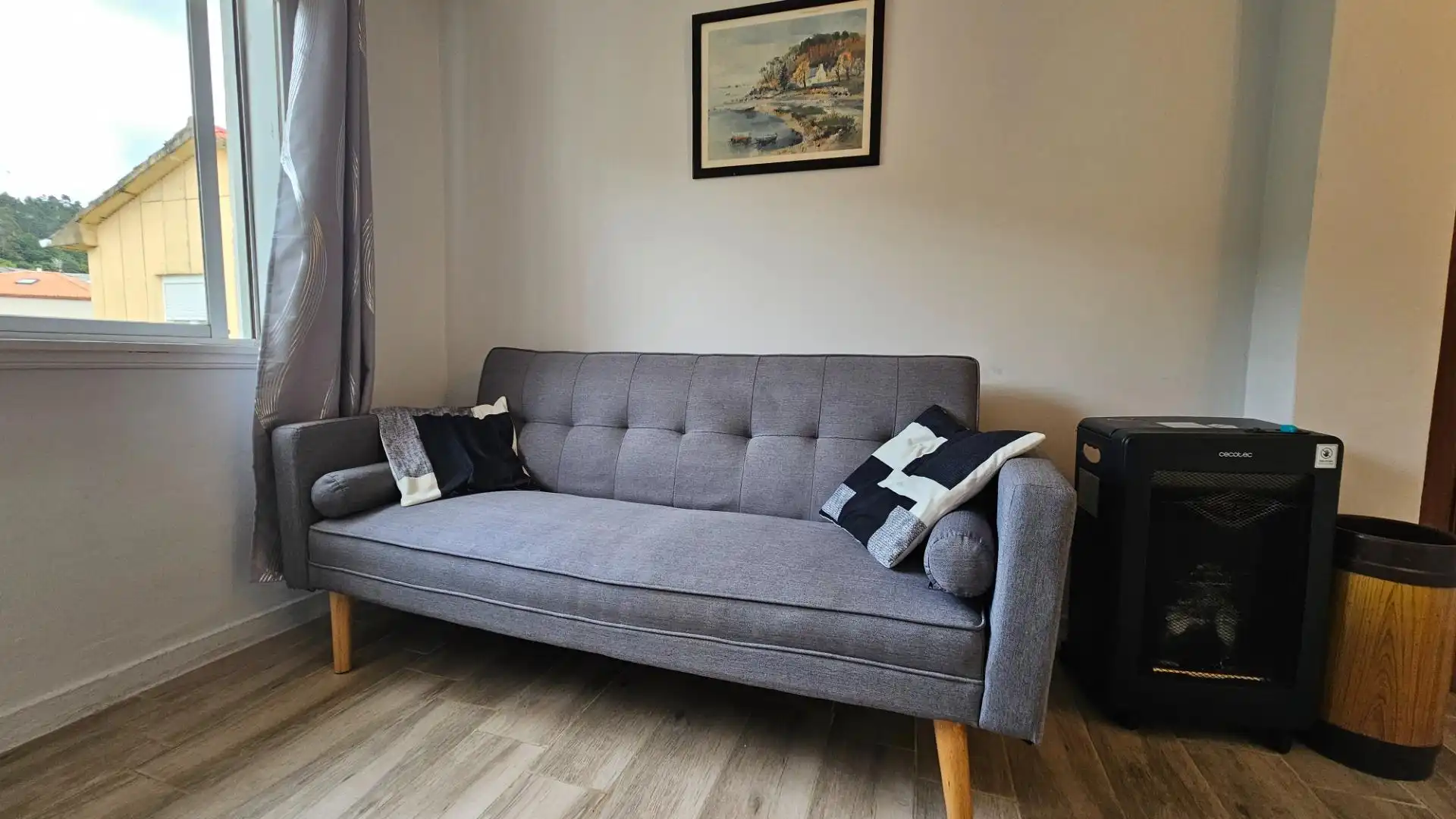 Sala de estar de Piso en venta en Cee con Amueblado