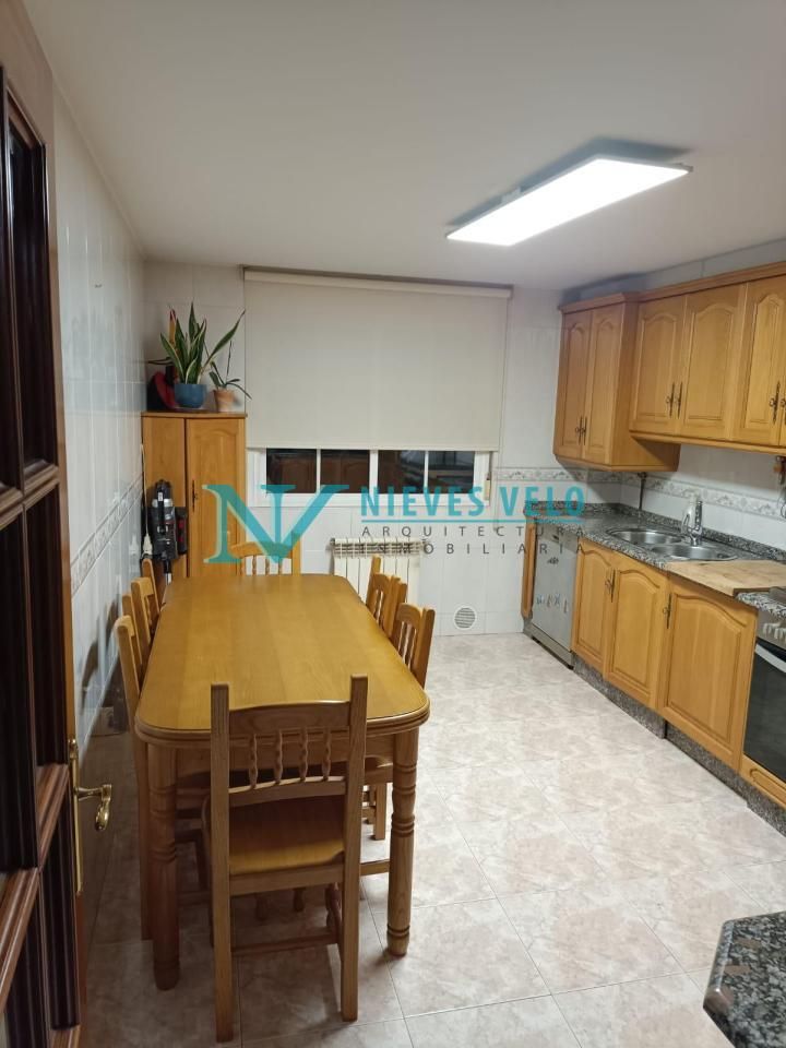 Kitchen of Flat for sale in Carballo  with Heating, Storage room and Furnished