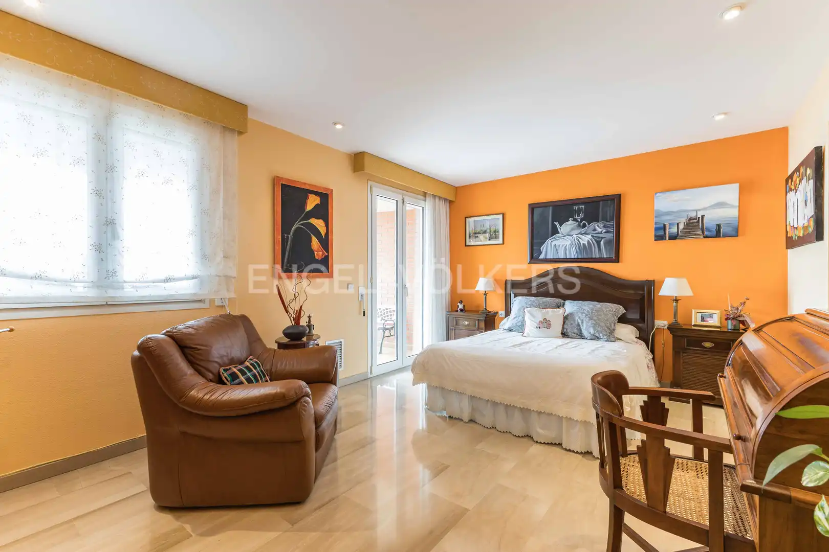Schlafzimmer von Maisonette zum Verkauf in Sitges mit Klimaanlage, Heizung und Terrasse