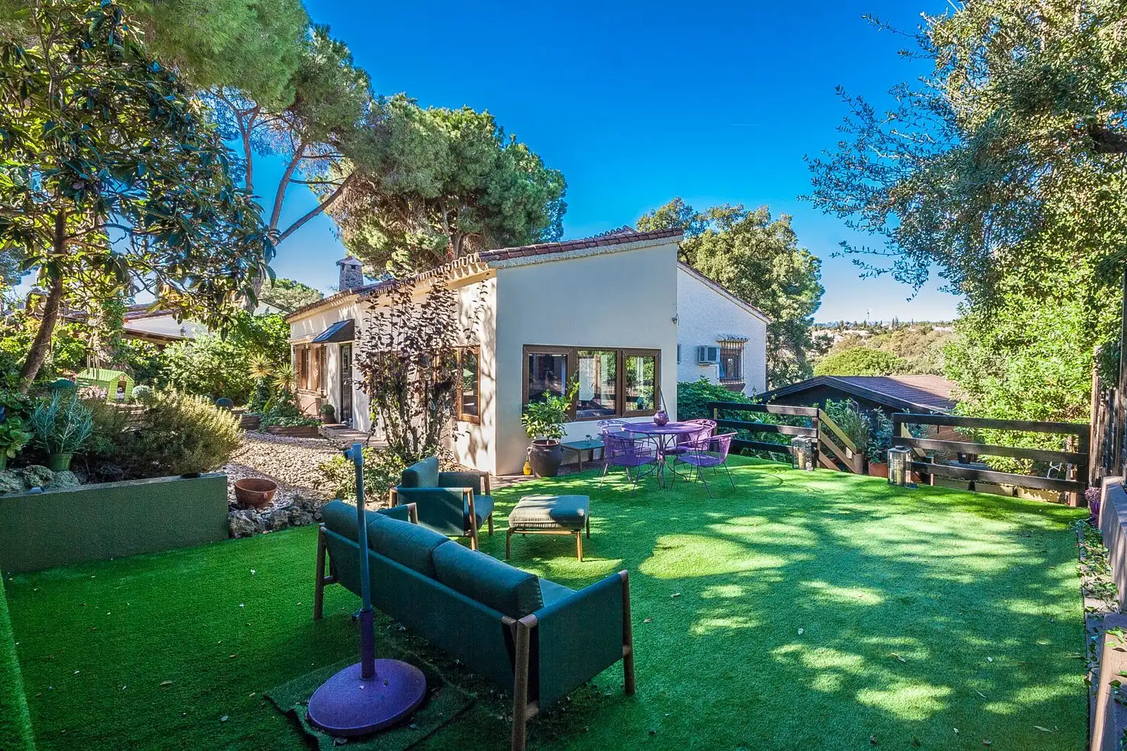 Jardín de Casa o chalet en venta en Marbella con Aire acondicionado, Jardín privado y Terraza